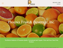 Tablet Screenshot of phoenixjuice.com